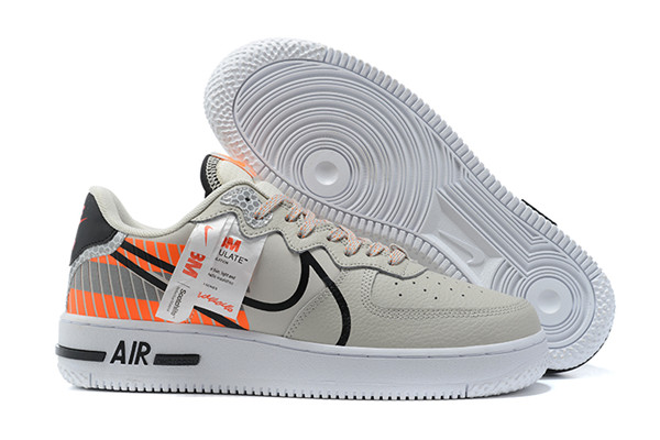 Women's Air Force 1 Low Top Cream Shoes 066